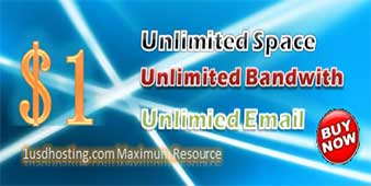 1 Dollar Unlimited Hosting